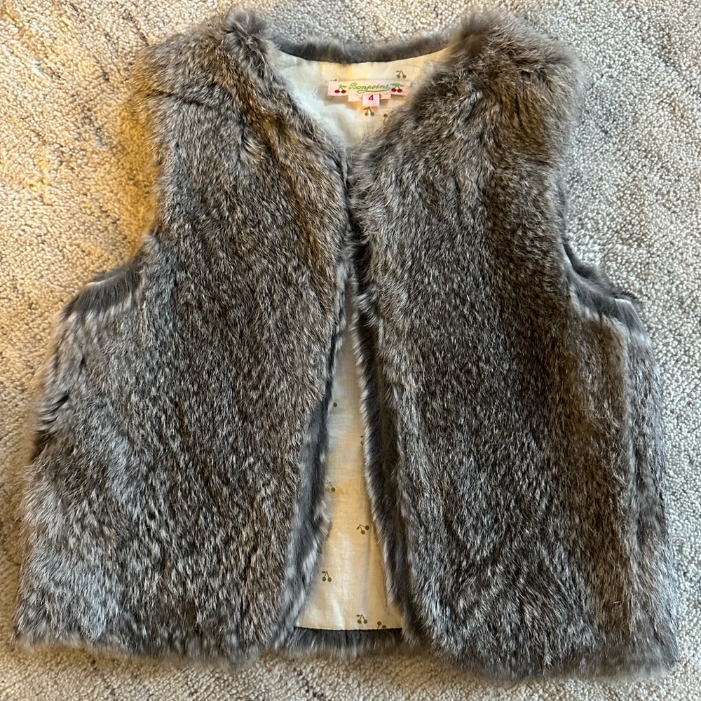 Bonpoint Fur Vest